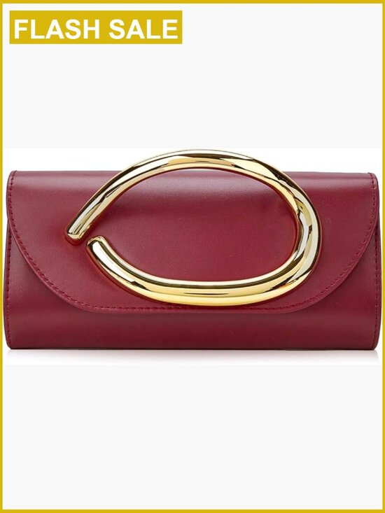 Chain Handbag Womens Evening Bag Sparkling Diamond... From  Elegant Clutch Purse with Chain - Faux Leather Evening Bag, Curved Handle,